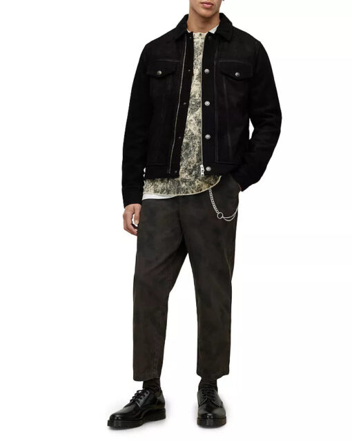 ALLSAINTS Ray Leather Trucker Jacket - Image 5