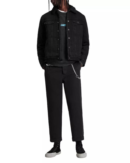 ALLSAINTS Alder Cotton Trucker Jacket - Image 5