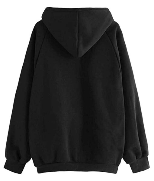 Virginity Rocks Black Hoodie - Image 2
