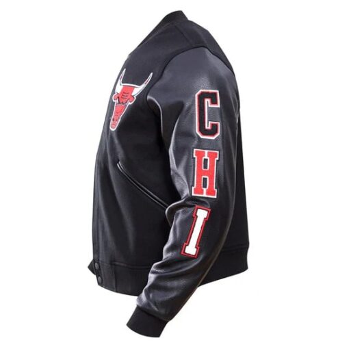 NBA CHICAGO BULLS CLASSIC WOOL MEN'S VARSITY JACKET - Image 5
