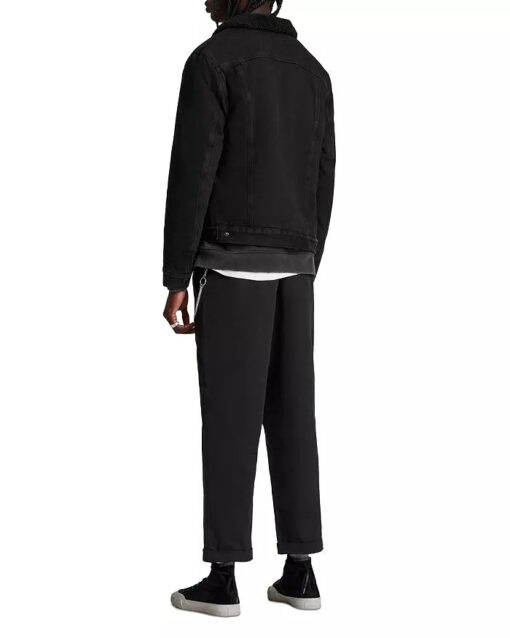 ALLSAINTS Alder Cotton Trucker Jacket - Image 4