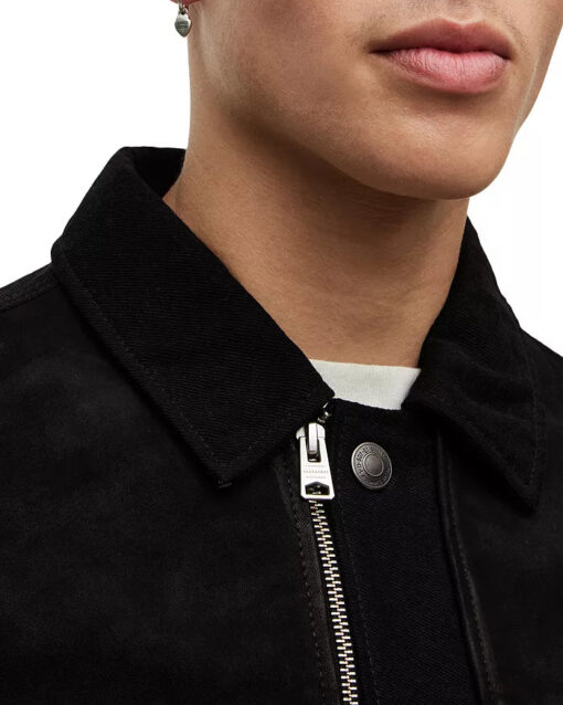 ALLSAINTS Ray Leather Trucker Jacket - Image 3