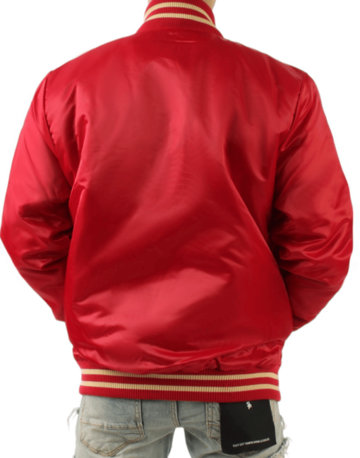 San Francisco Red 49ers Super Bowl Jacket - Image 2