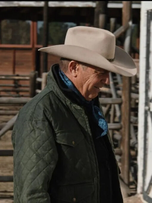 Yellowstone John Dutton Quilted Jacket - Image 5