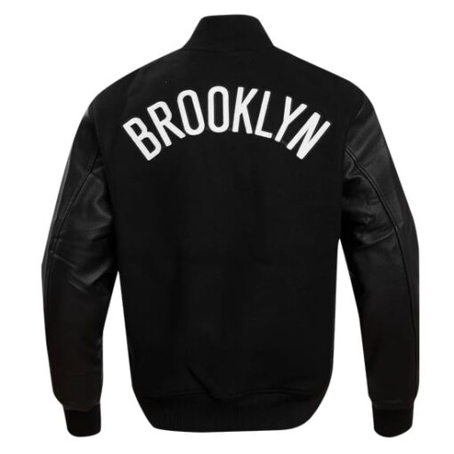 NBA BROOKLYN NETS CLASSIC WOOL WOMEN'S VARSITY JACKET