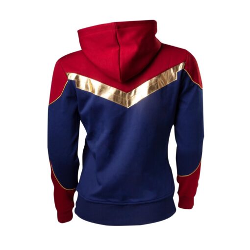 Carol Danvers Captain Marvel Red Hoodie - Image 2
