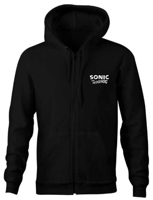 Sonic The Hedgehog Black Hoodie - Image 2