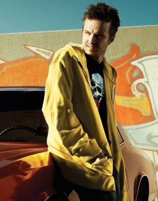 Aaron Paul Breaking Bad Yellow Hoodie - Image 4