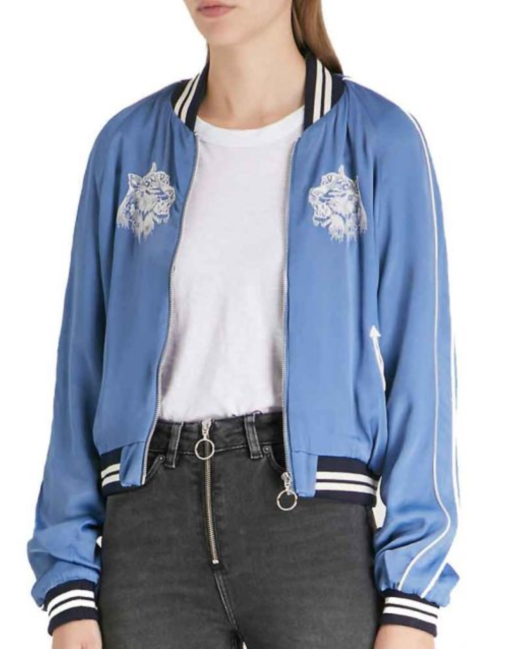 Aisha, the Fate Winx Saga Tiger Bomber Jacket - Image 3