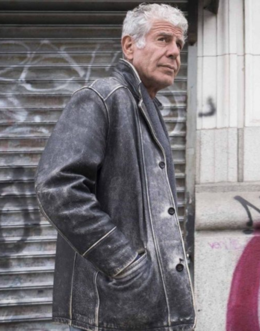 Anthony Bourdain Leather Jacket - Image 3