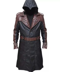 Assassins Syndicate Jacob Frye Long Faux Leather Trench Coat