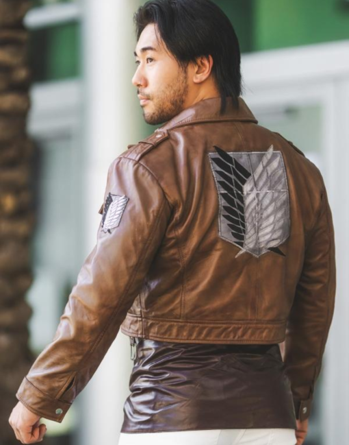 Attack on Titan Scouting Legion Leather Jacket - Image 2