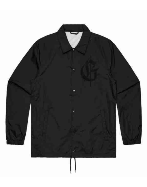 Black TTH Nylon Coach G-Eazy Jacket