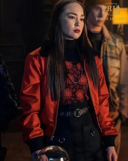 Wednesday Bianca Barclay Bomber Jacket