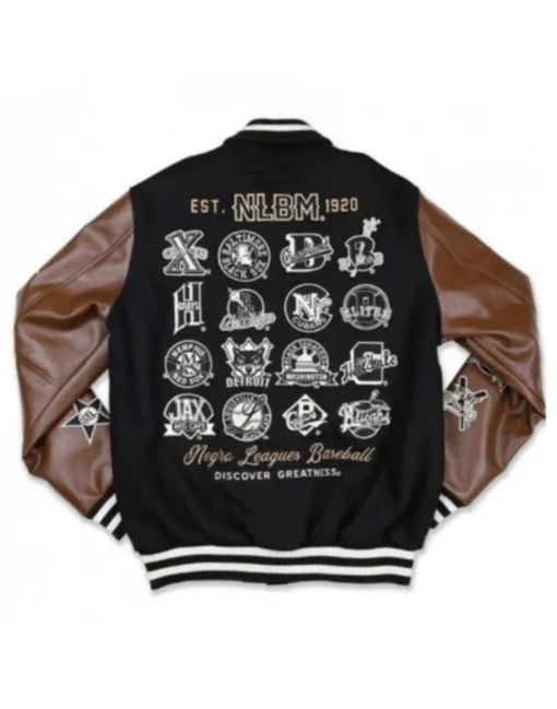 Men’s Baseball Negro League Varsity Jacket - Image 2