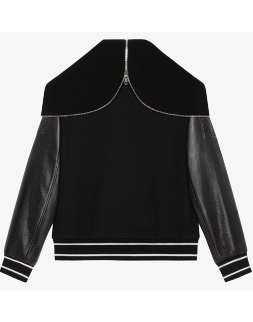 Black Classic Givenchy Letterman Jacket - Image 2
