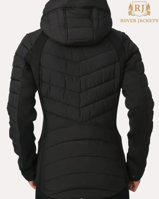 Hooded Quilted Water Repellent Jacket - Image 4