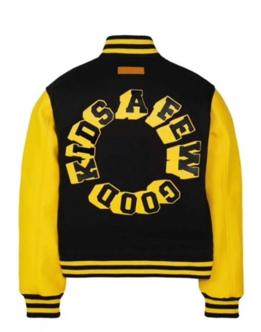 Embroidery A Few Good Kids Jacket Yellow & Black - Image 2