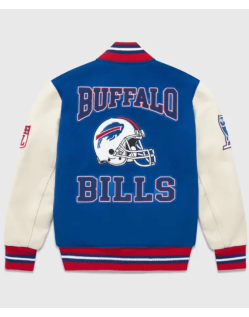 Blue OVO NFL Los Angeles Varsity Jacket - Image 2