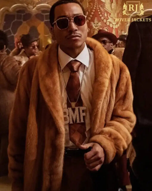 BMF Lil Meech Brown Fur Coat - Image 2
