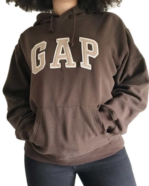 Brown Gap Hoodie - Image 2