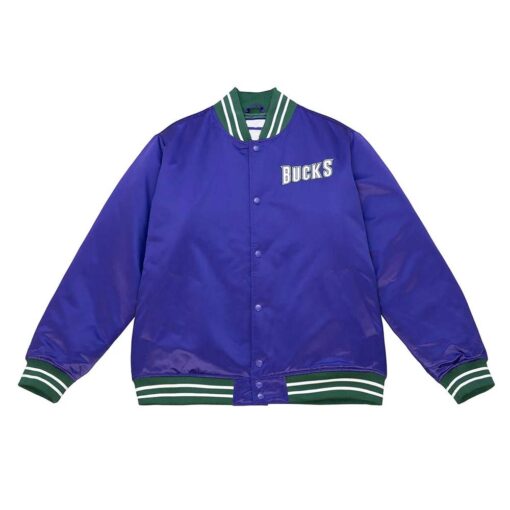 NBA Milwaukee Bucks Satin Jacket by TJS - Image 2