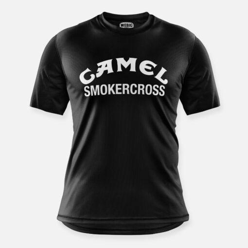 CAMEL SMOKERCROSS BIKE JERSEY BLACK-WHITE