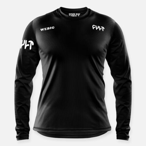 KIDS WEBIG X CULT RACE JERSEY BLACK - Image 2
