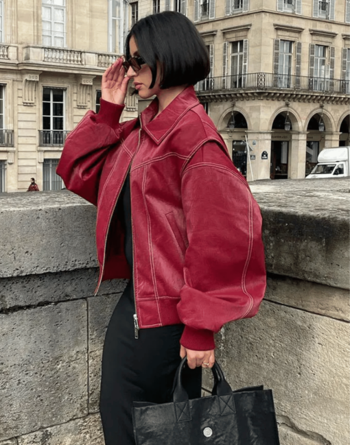 The Room Antwerp Red Jacket - Image 3