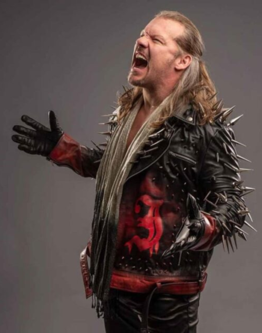 Chris Jericho AEW Spiked Jacket - Image 2