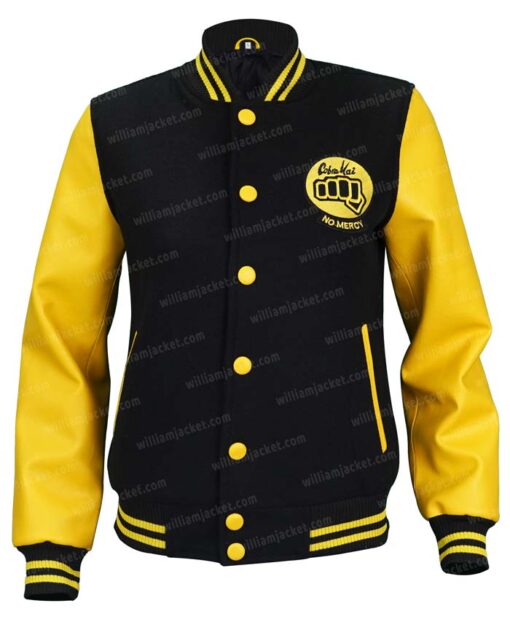 Cobra Kai Karate Kid Moletom Varsity Letterman Jacket - Image 3