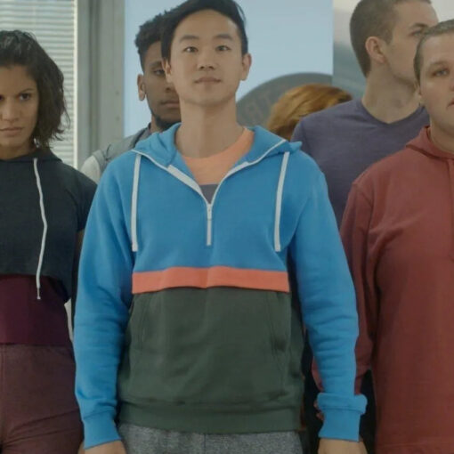 Cobra Kai S03 Blue and Green Pullover Hoodie