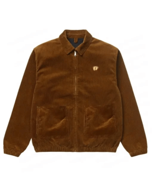 Stranger Things Season 4 Brown Corduroy Jacket - Image 3