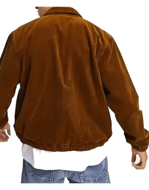 Stranger Things Season 4 Brown Corduroy Jacket - Image 2