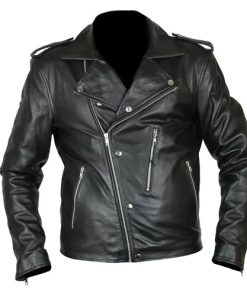 David Beckham GQ Magazine Faux Leather Jacket