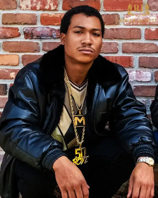 BMF 2021 Demetrius 'Lil Meech' Flenory Leather Jacket - Image 2