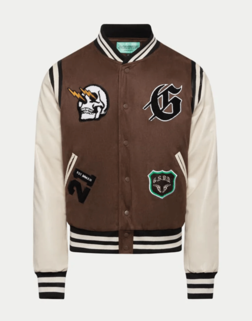 Godspeed I.G.W.T Varsity Jacket Brown