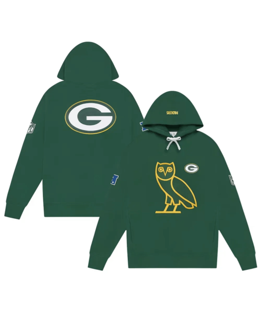 Green Bay Packers OVO Green Hoodie - Image 4