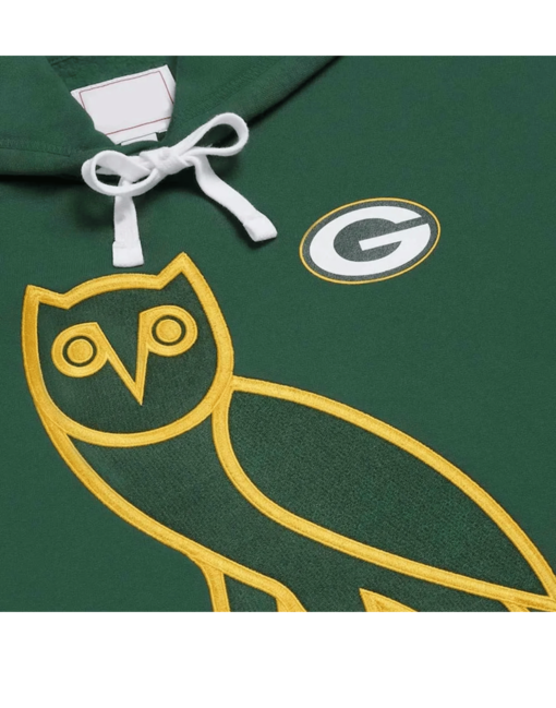 Green Bay Packers OVO Green Hoodie - Image 3