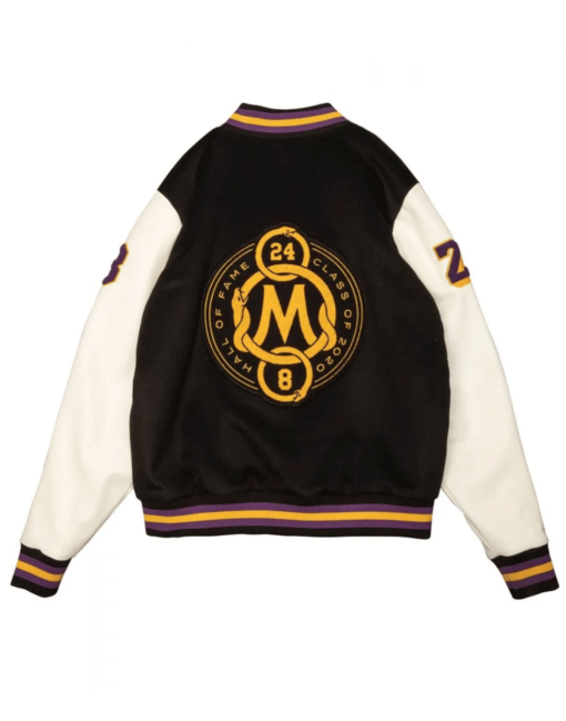 LA Lakers Black Mamba Kobe Bryant Varsity Jacket - Image 2