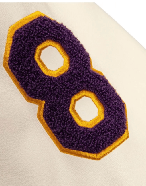 LA Lakers Black Mamba Kobe Bryant Varsity Jacket - Image 3