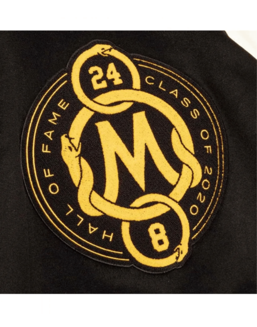 LA Lakers Black Mamba Kobe Bryant Varsity Jacket - Image 5