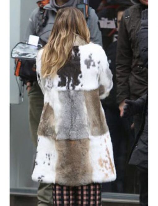 Younger Hilary Duff Fur Coat - Image 2