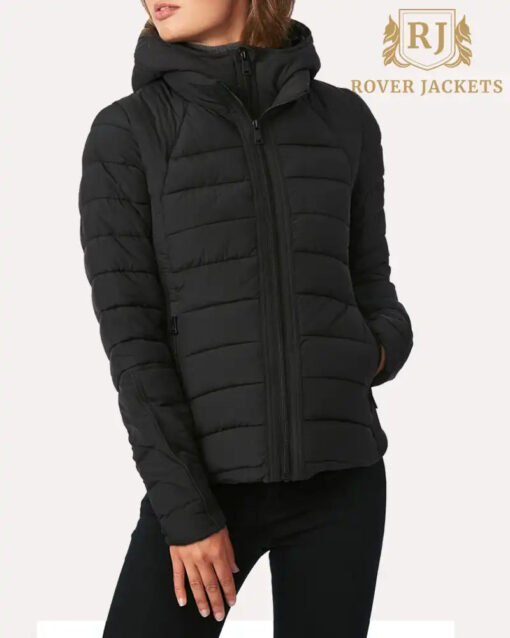 Hooded Quilted Water Repellent Jacket