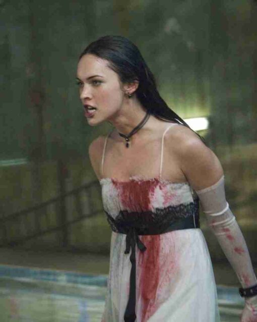 Jennifer Body Halloween White Gown Costume - Image 3