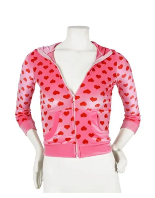 Jennifer´s Body Check Pink Heart Hoodie - Image 4