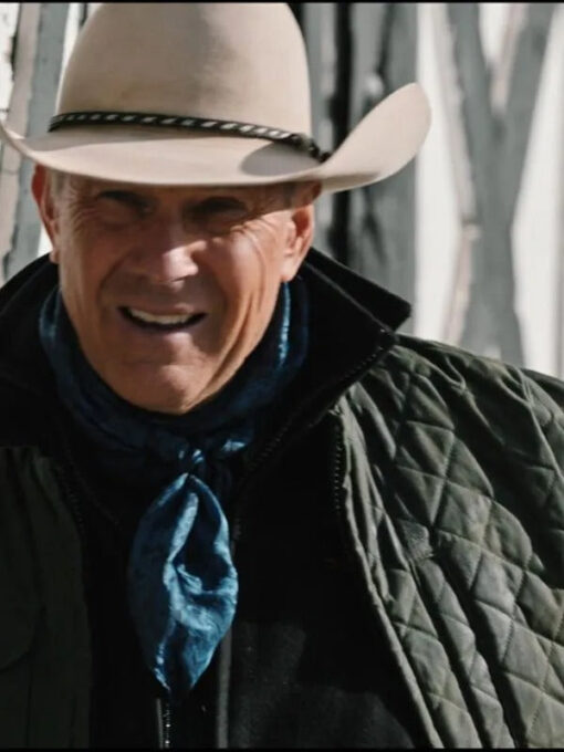 Yellowstone John Dutton Quilted Jacket - Image 6