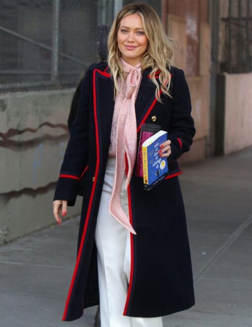 Younger Hilary Duff Wool Coat - Image 3
