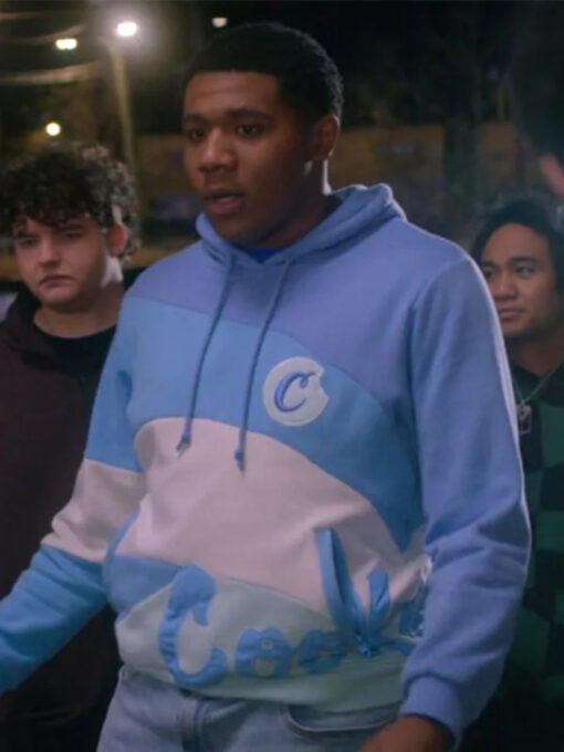 Cobra Kai S05 Chris Blue Cookies Hoodie - Image 2