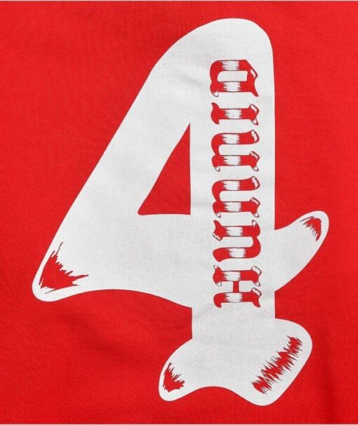 4Hunnid Worldwide Red Hoodie - Image 3